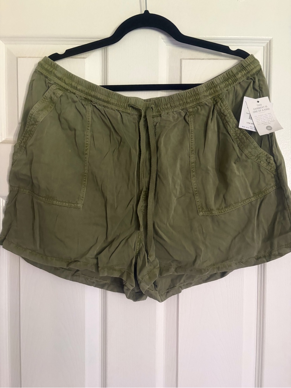 O'Neill Olive Utility Drawstring Athletic Shorts